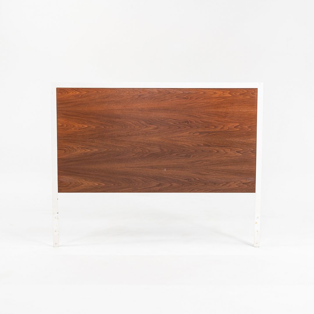 George Nelson Walnut and Steel Headboards