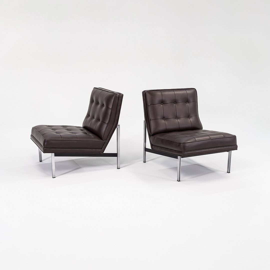 Florence Knoll Parallel Bar System Lounge Chairs, Model 51
