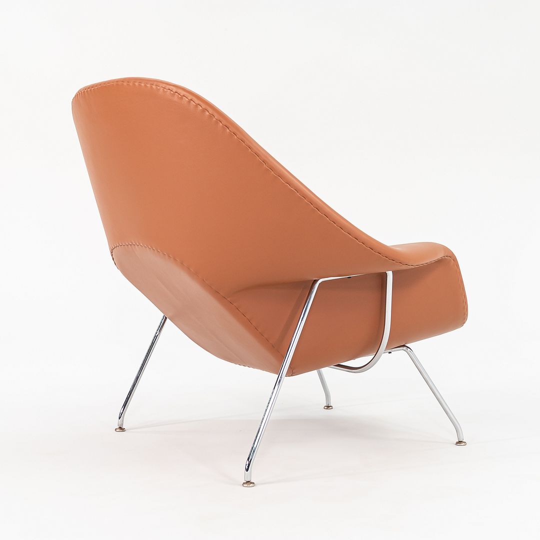 Knoll Womb Chair and Ottoman, Models 70L and 74Y by Eero Saarinen