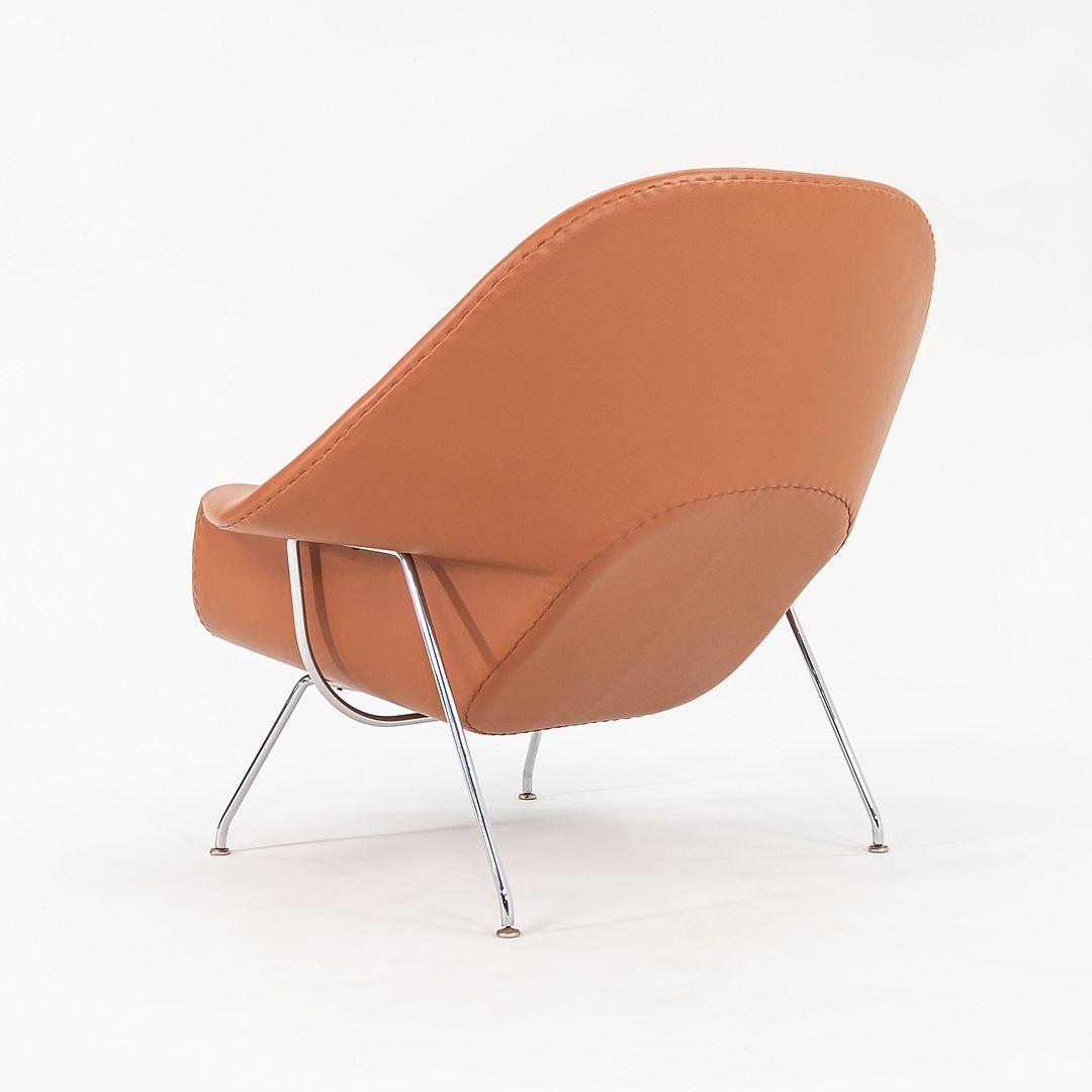 Knoll Womb Chair and Ottoman, Models 70L and 74Y by Eero Saarinen
