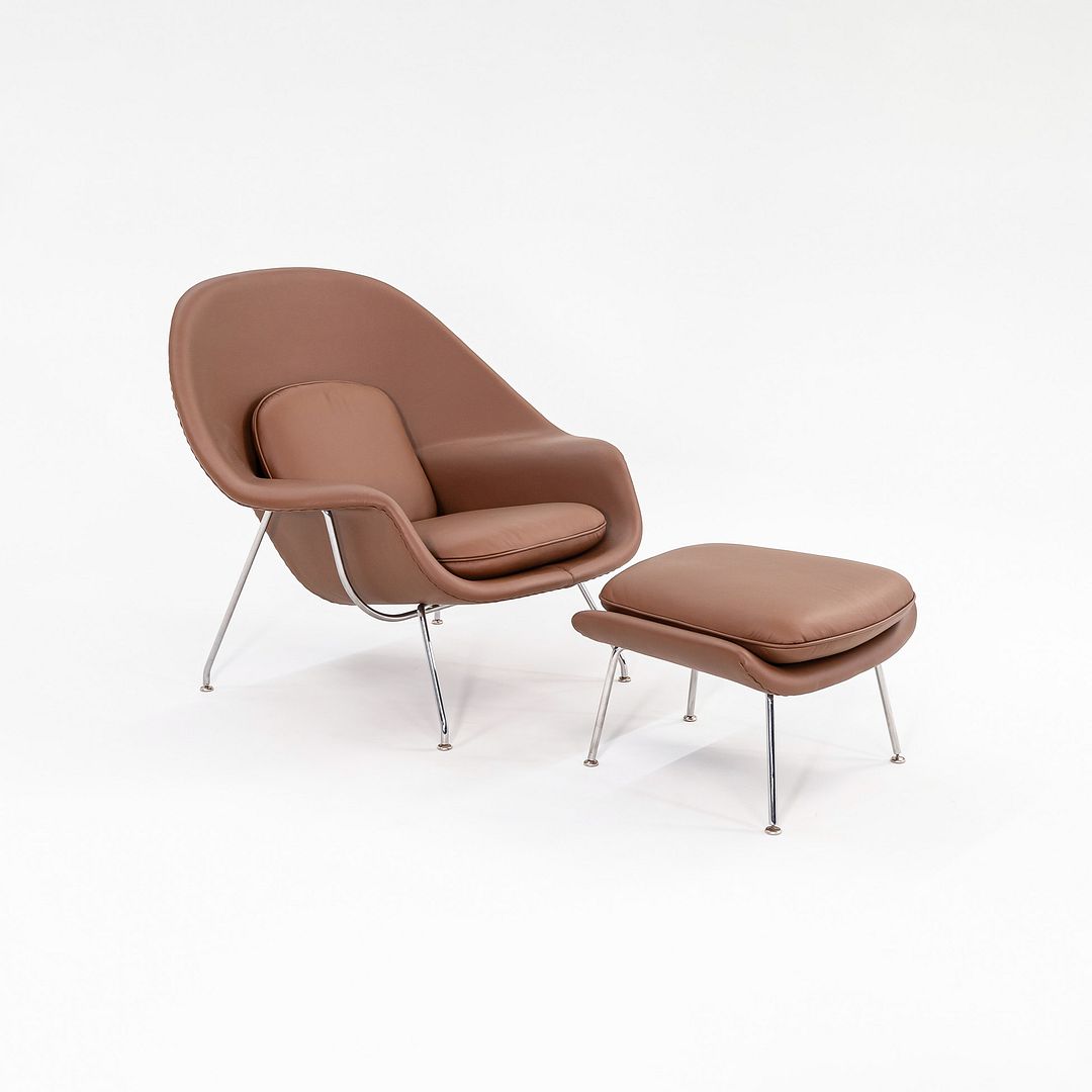 Knoll Womb Chair and Ottoman, Models 70L and 74Y