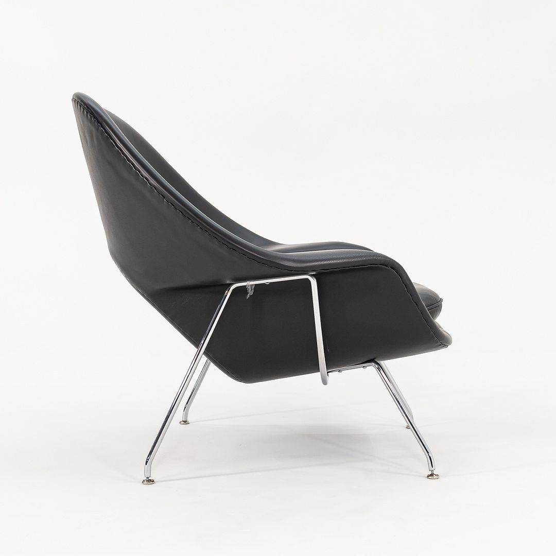 Knoll Womb Chair and Ottoman, Models 70L and 74Y by Eero Saarinen