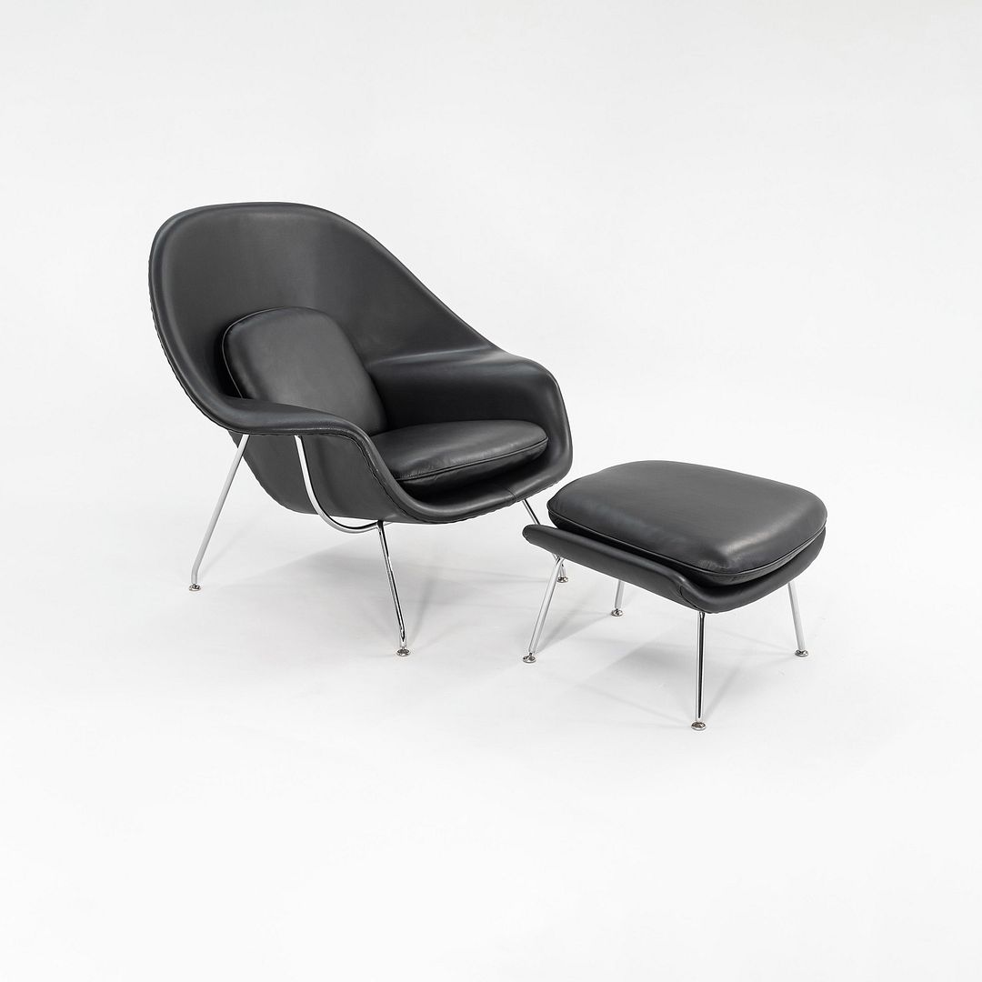 Knoll Womb Chair and Ottoman, Models 70L and 74Y