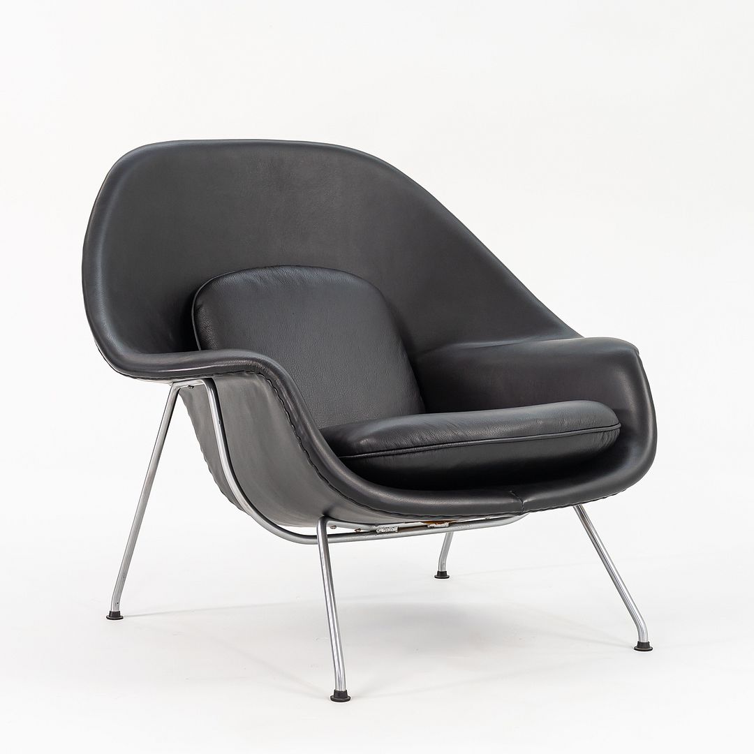 Knoll Womb Chair and Ottoman, Model 70L and 74Y