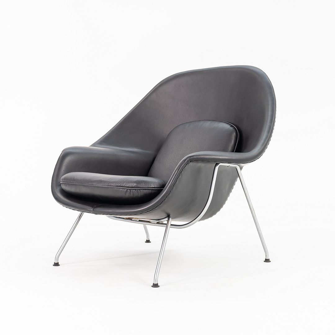 Knoll Womb Chair and Ottoman, Model 70L and 74Y