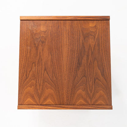 Rolling Teak Bedside Table