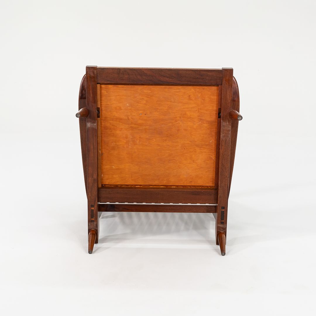 Slatted Lounge Chair with Arms