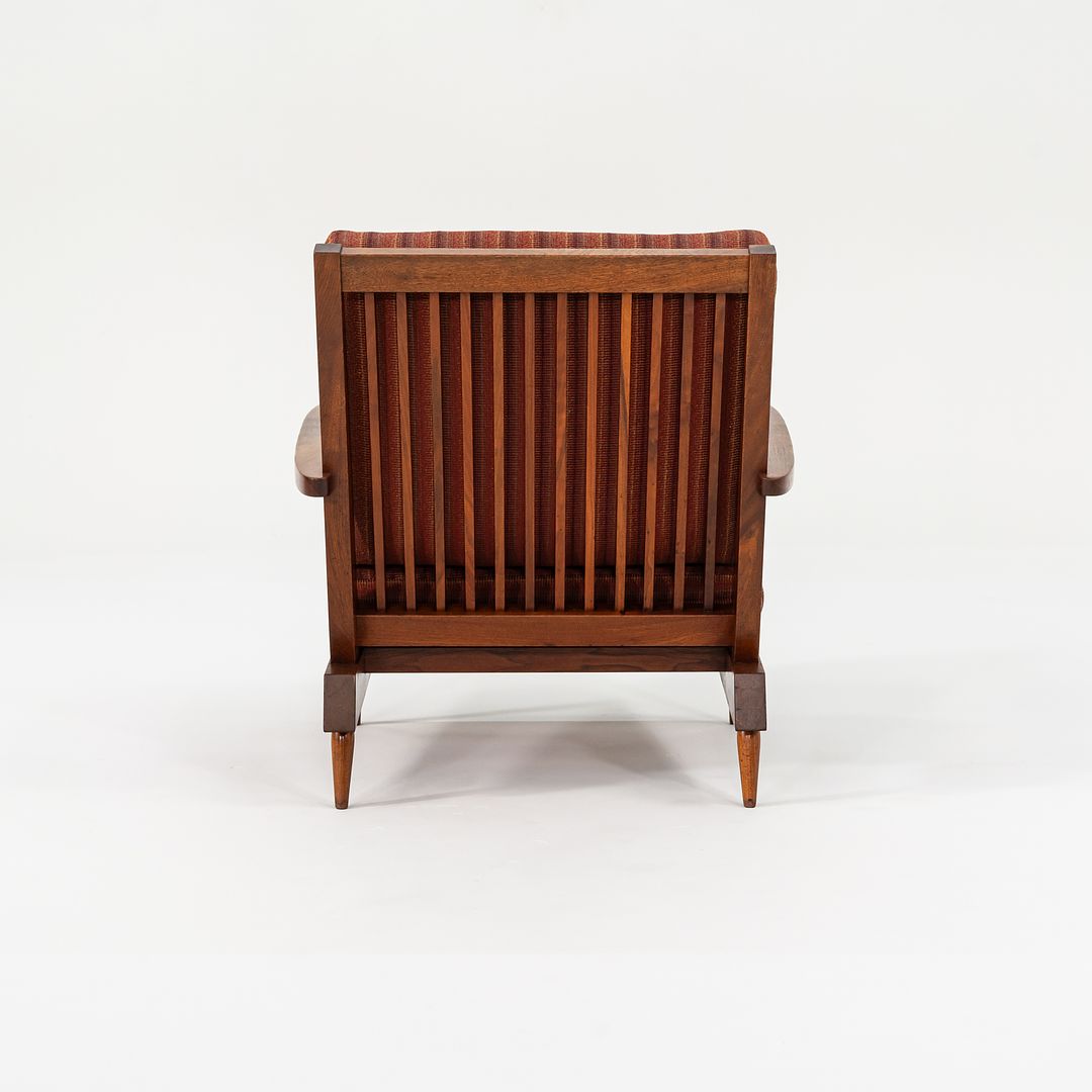 Slatted Lounge Chair with Arms