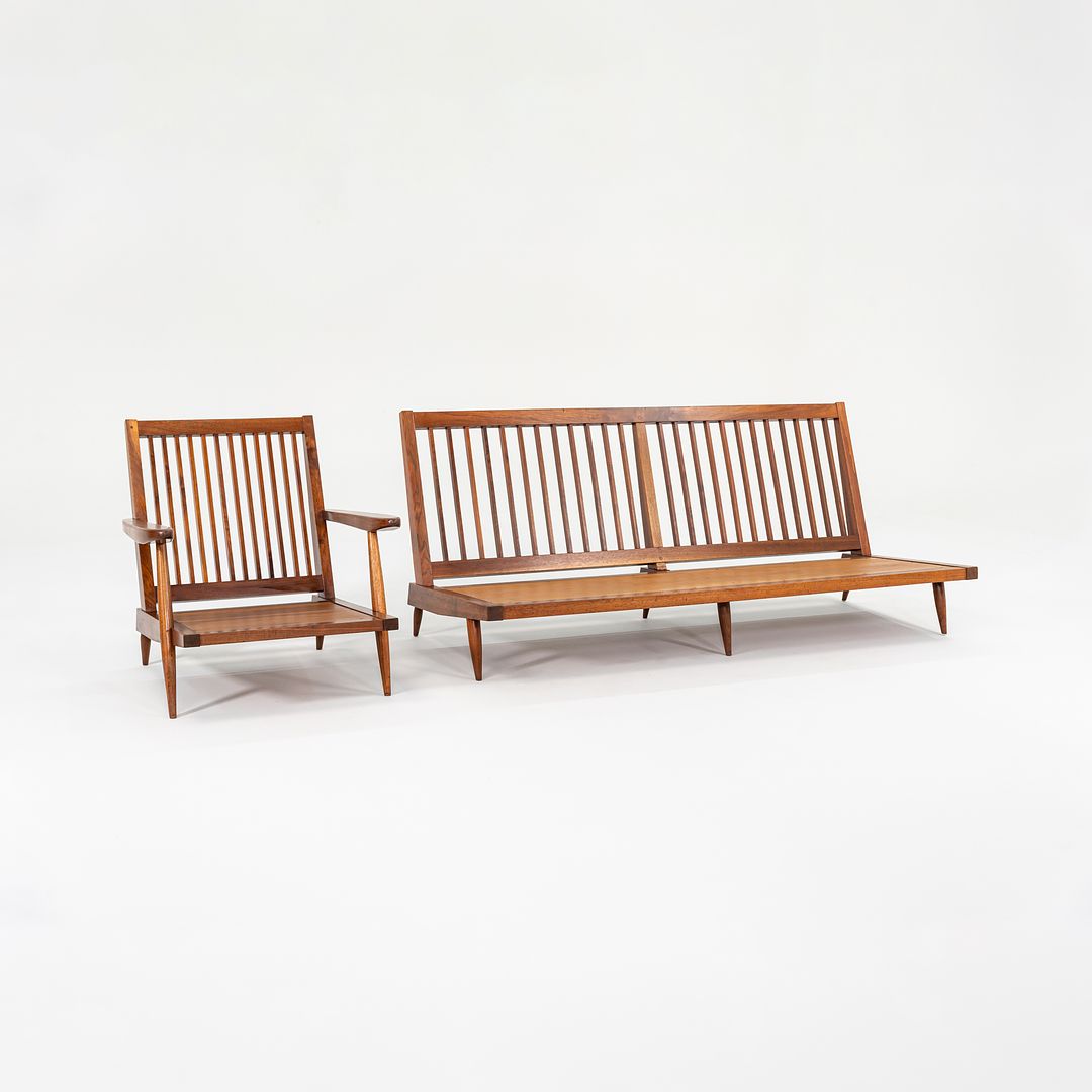 Three Seat Slatted Settee
