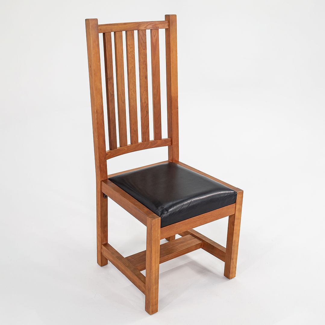 Slatted Cherry Mission Chair