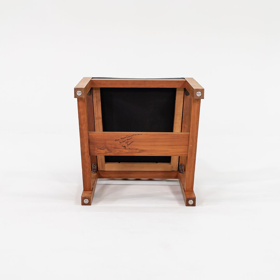 Slatted Cherry Mission Chair