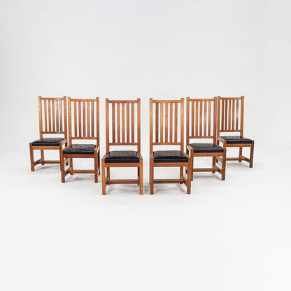 Slatted Cherry Mission Chair