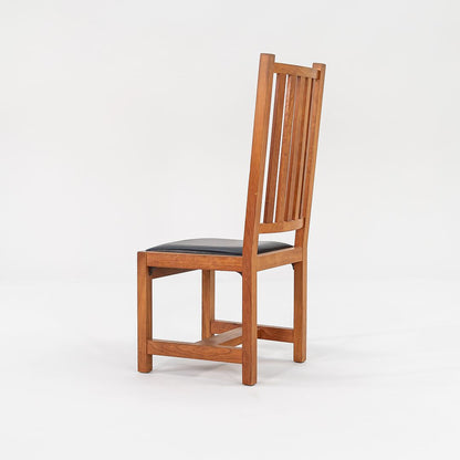 Slatted Cherry Mission Chair