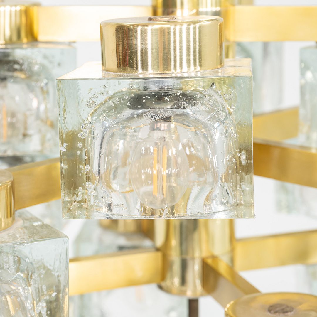 Large Ice Cube Chandelier