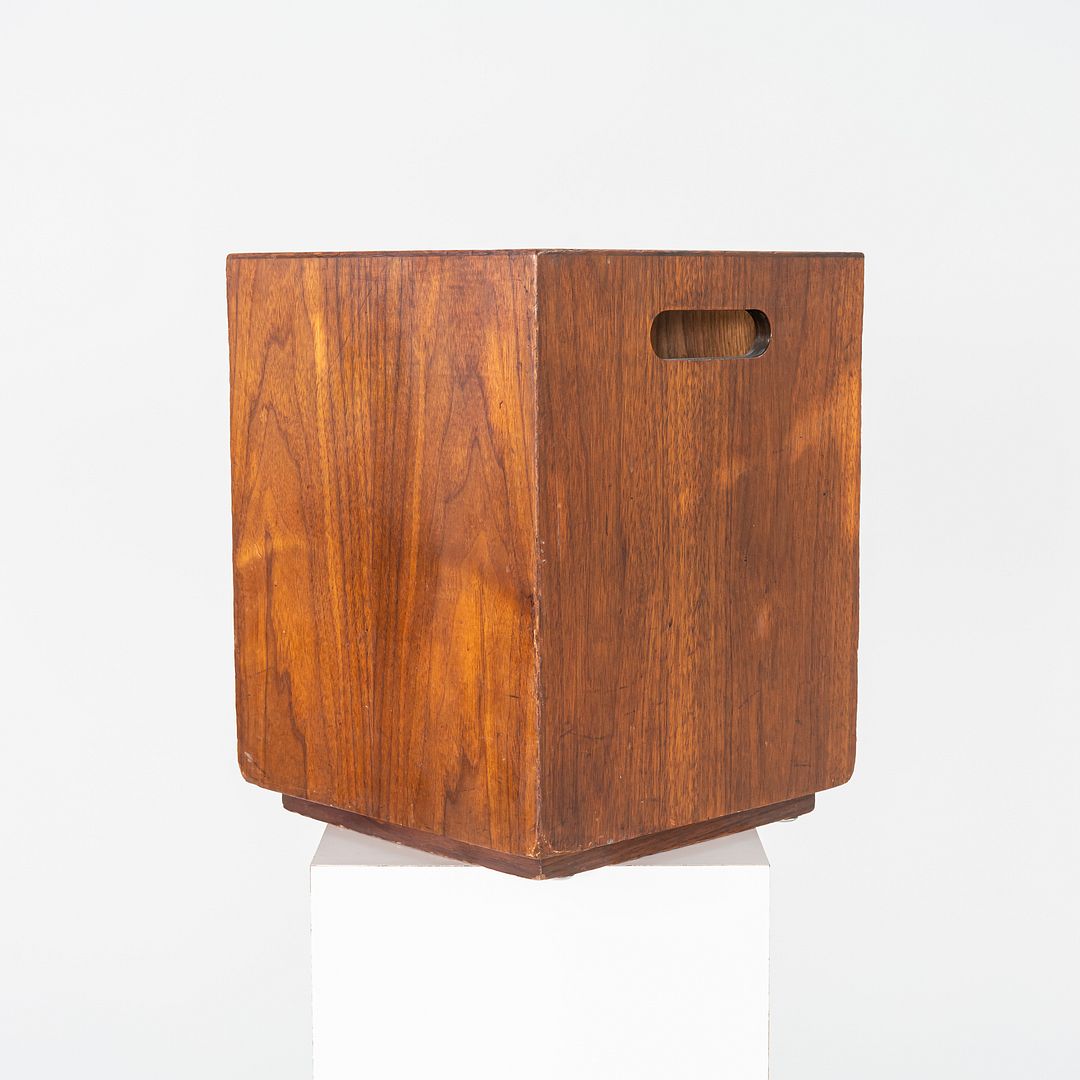 Walnut Wastebasket