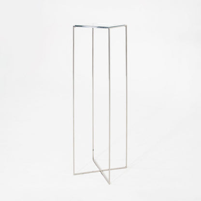 Glass and Steel Pedestal
