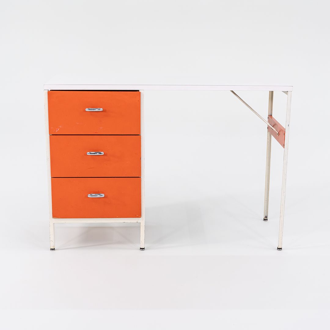 Three-Drawer Steel Frame Desk