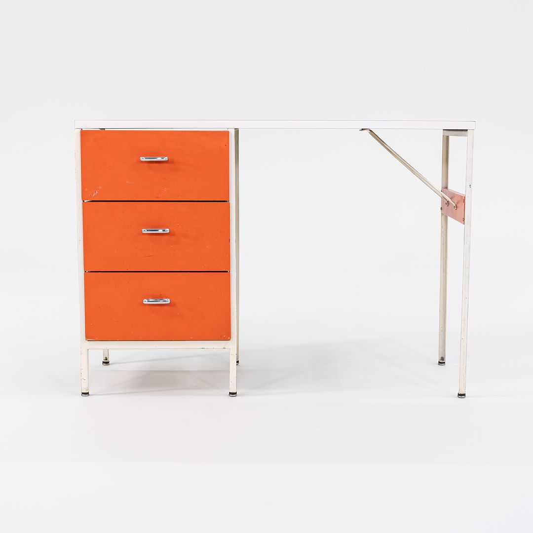 Three-Drawer Steel Frame Desk