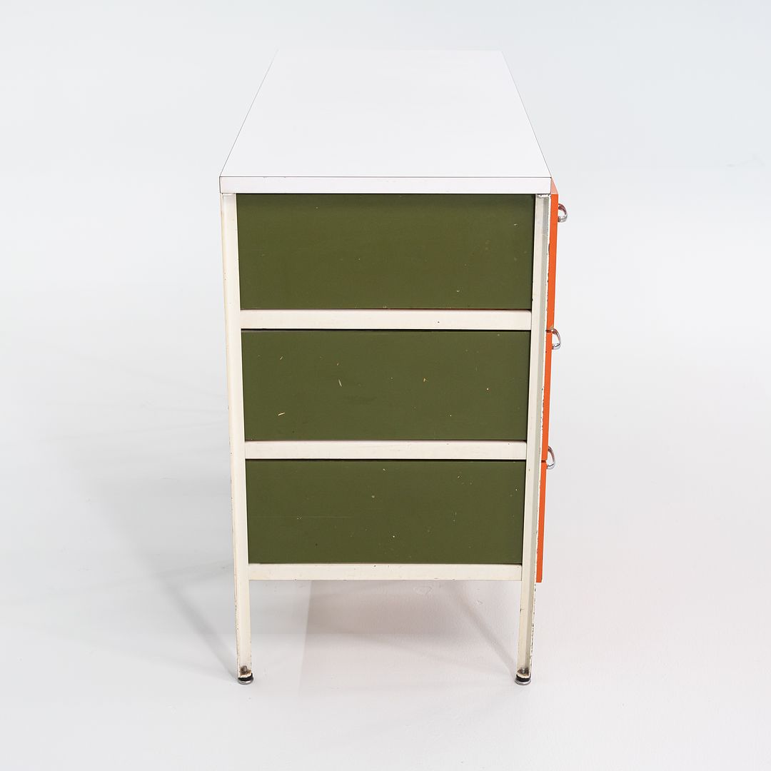 Three-Drawer Steel Frame Desk