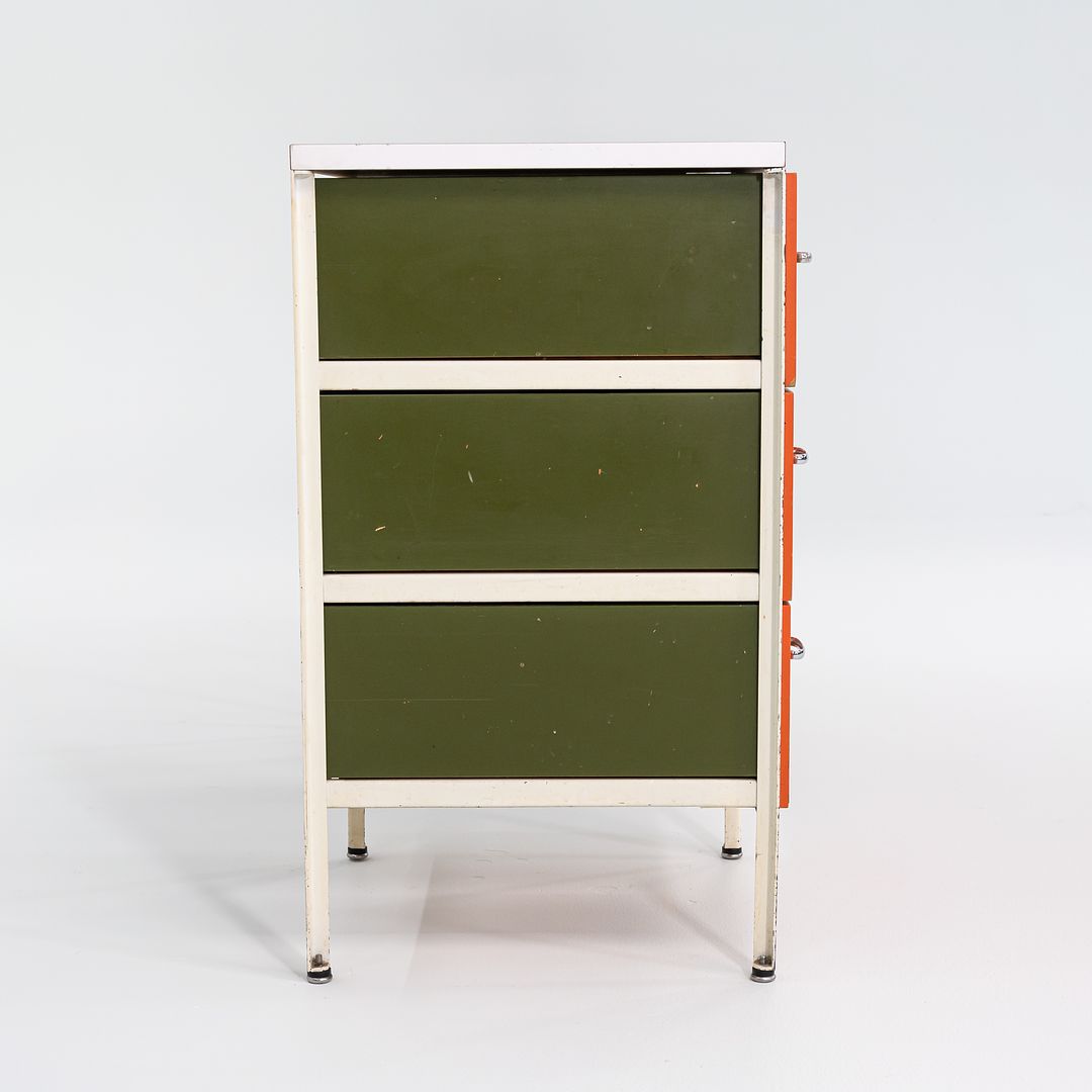 Three-Drawer Steel Frame Desk