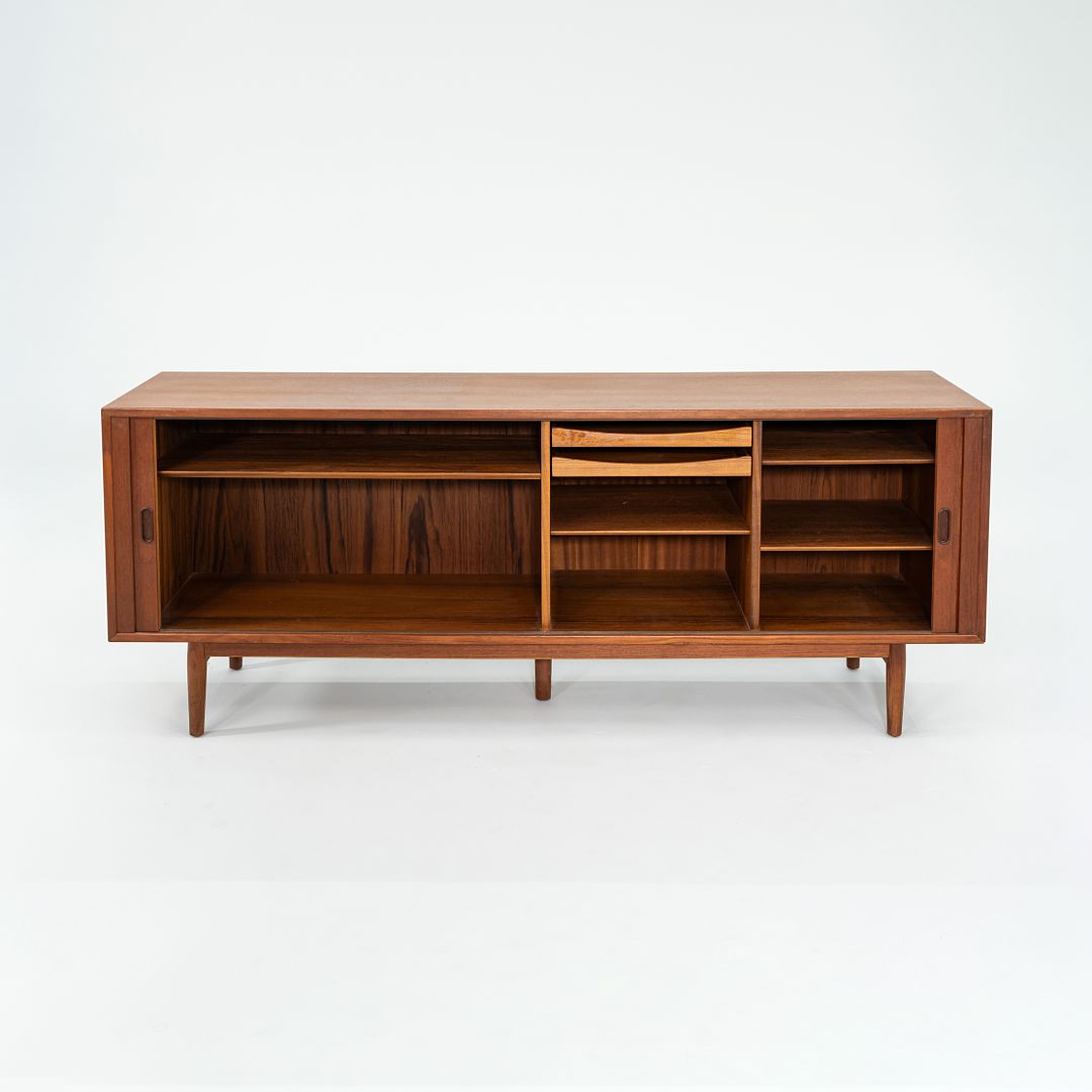Model-37 Tambour-Door Teak Credenza