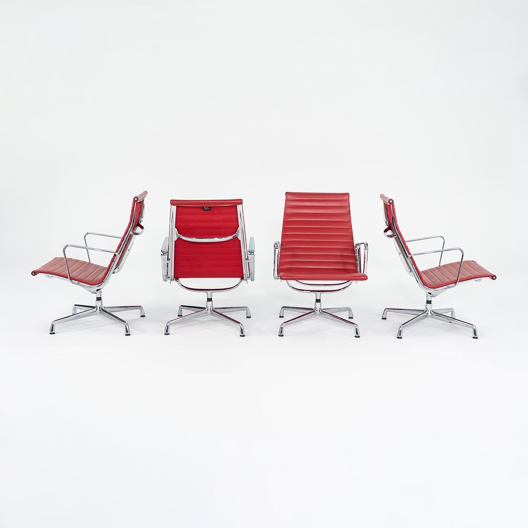 Aluminum Group Lounge Chair, Model EA124