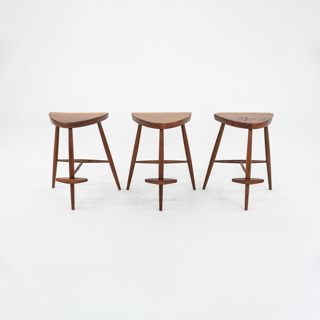 Custom Three-Legged Counter Stools