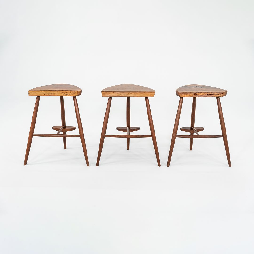 Custom Three-Legged Counter Stools