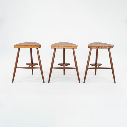 Custom Three-Legged Counter Stools