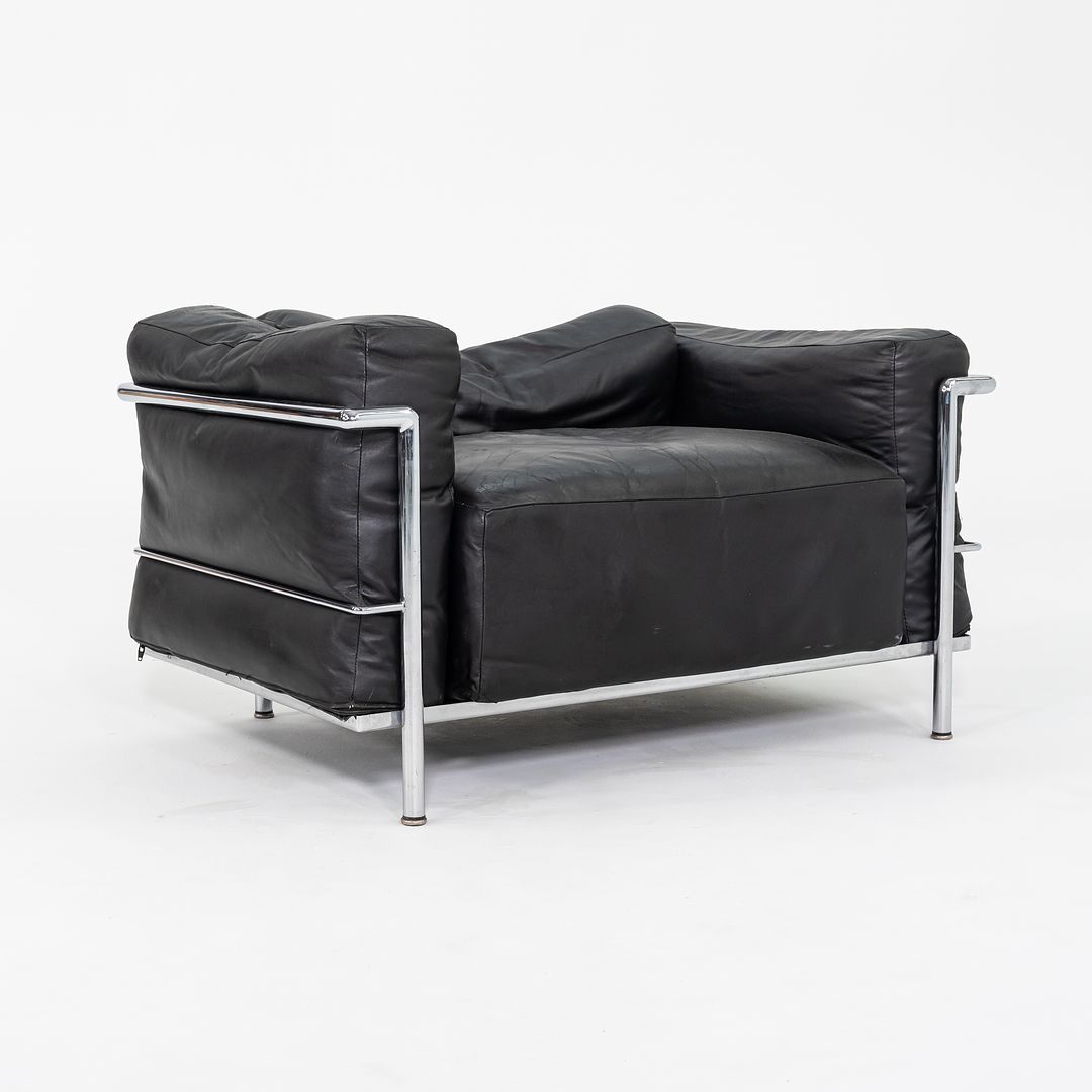 LC3 Fauteuil Grand Confort, Grand Modele by Le Corbusier, Pierre