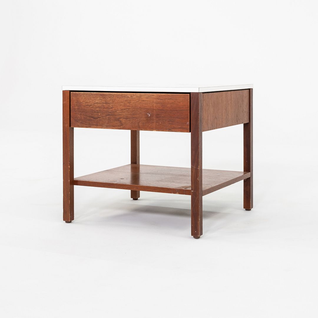 Walnut Bedside Table, Model 327 IS