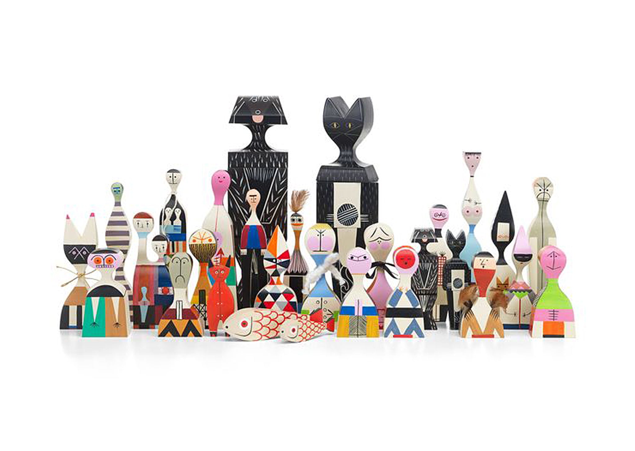 Alexander Girard Wooden Dolls