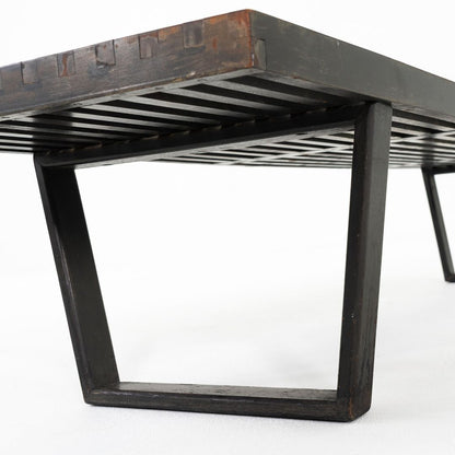 4692 Slatted Platform Bench
