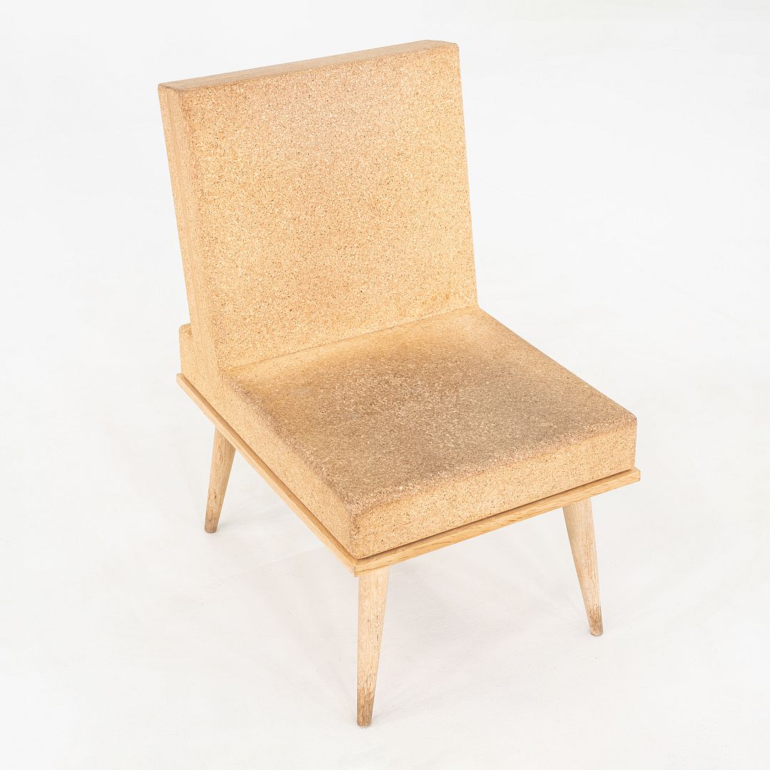 Cork and Oak Lounge Chair