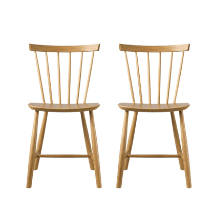 J46 Dining Chair — Nature Oiled Oak — Set of 2