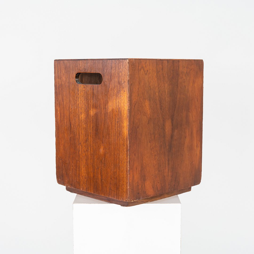 Walnut Wastebasket