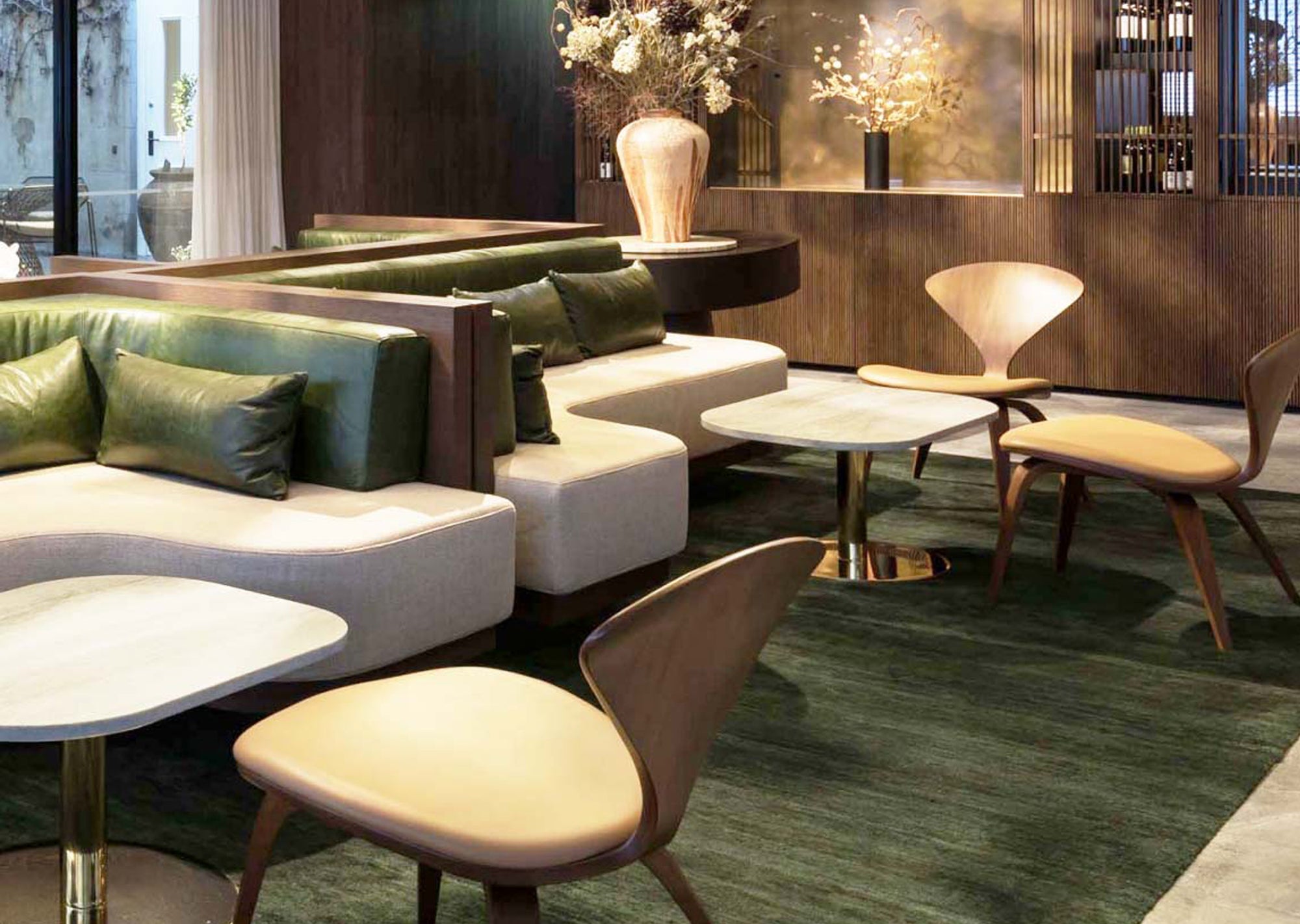 Cherner Lounge Side Chair with Seat Pad