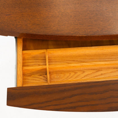 Oval Desk with Alpha Base