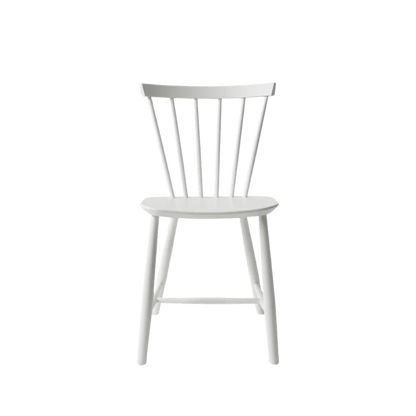J46 Dining Chair — Pure White Painted Beech