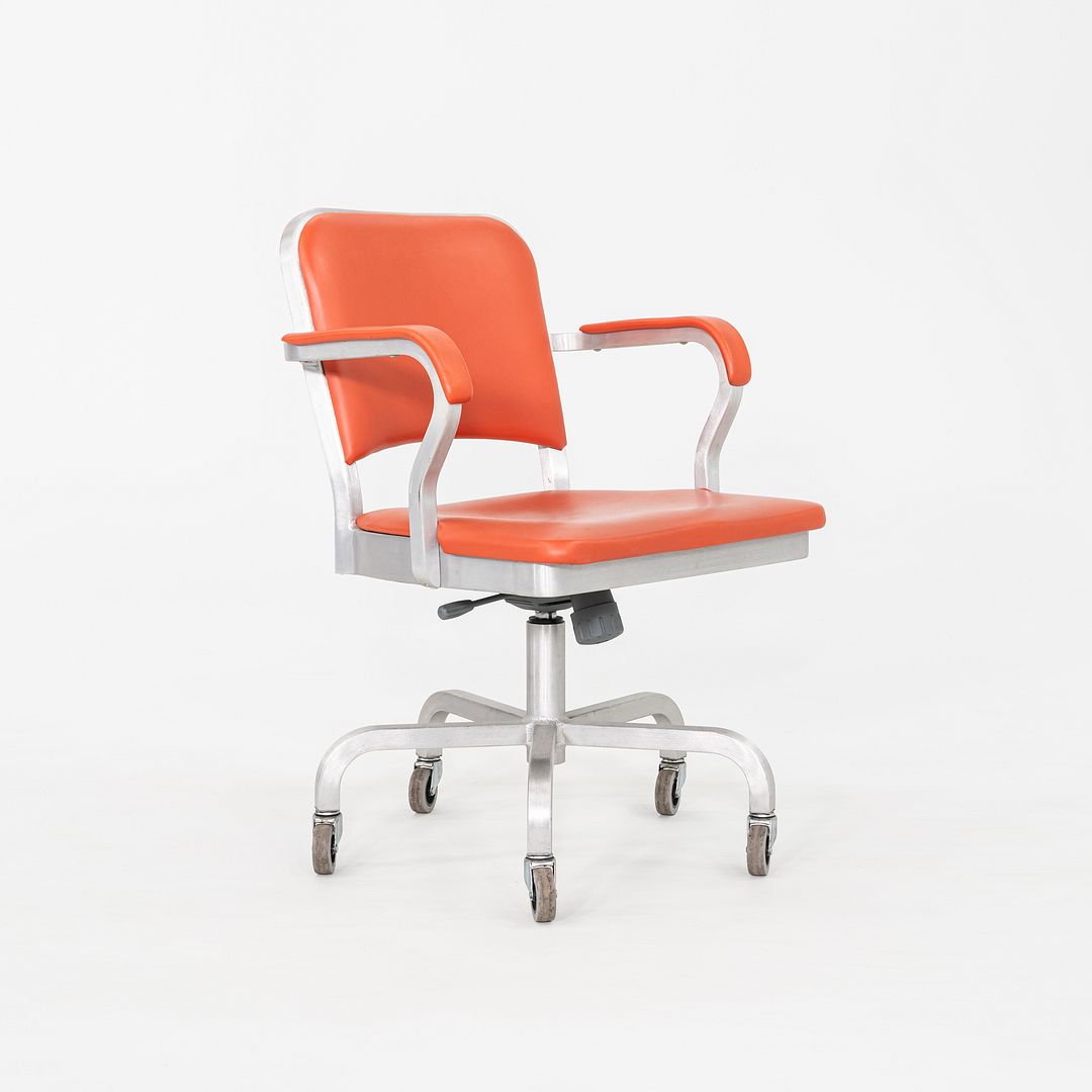Navy Officer Swivel Armchair