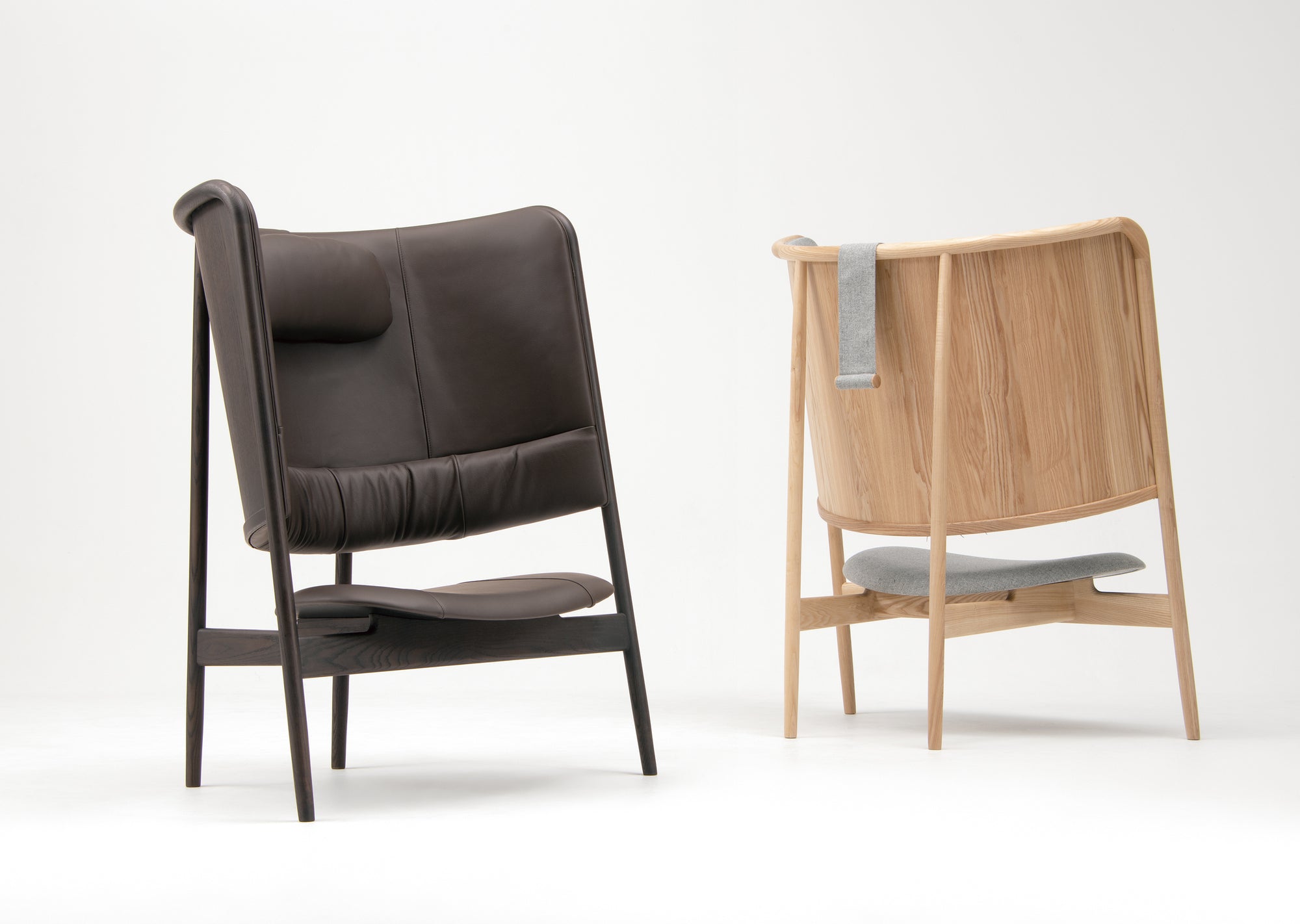 Flan Lounge Chair with Headrest