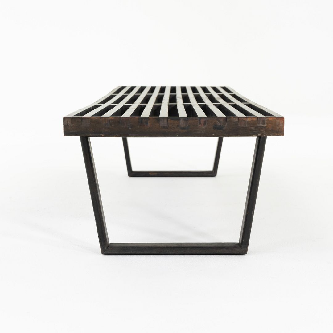 4692 Slatted Platform Bench