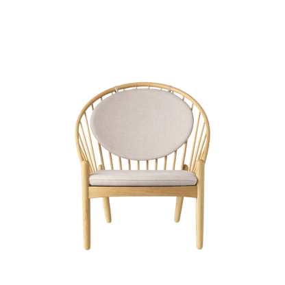 J166 Jørna Chair — Nature Lacquered Oak/Beige