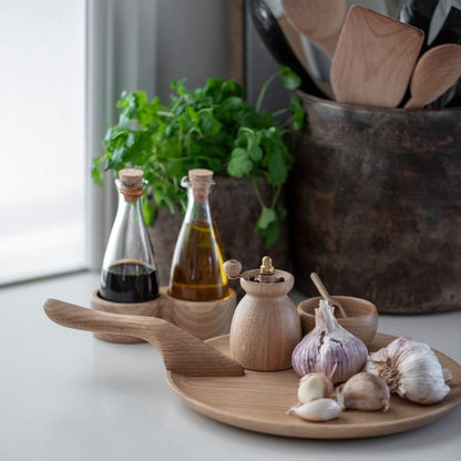 Menageri Serving Dish — Oak 9.6"