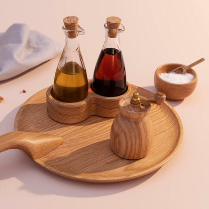 Menageri Serving Dish — Oak 9.6"