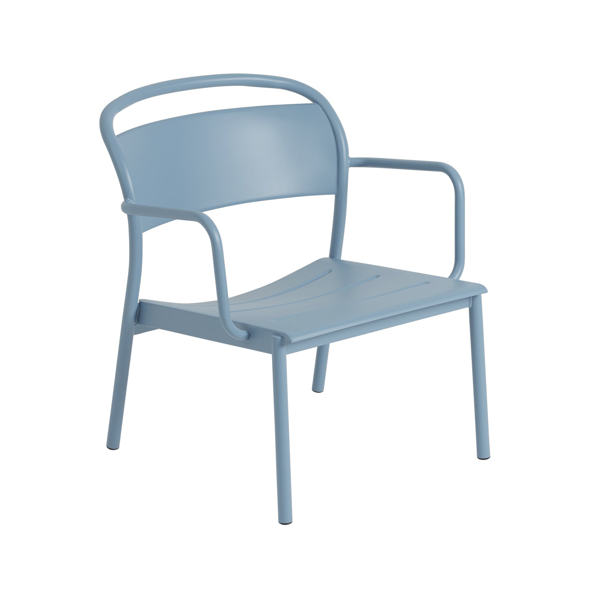 Linear Steel Lounge Armchair