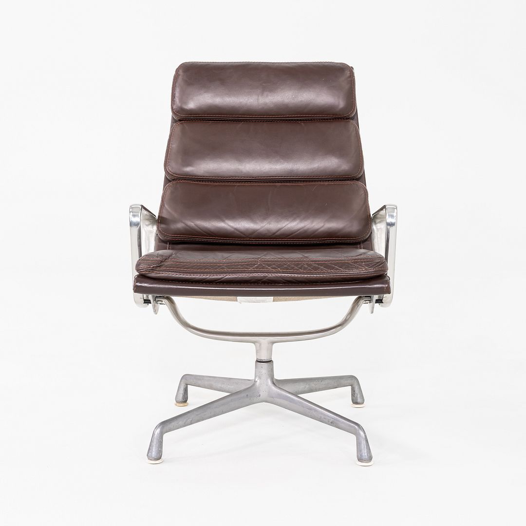 Soft Pad Lounge Chair and Ottoman, Models EA416 and EA423