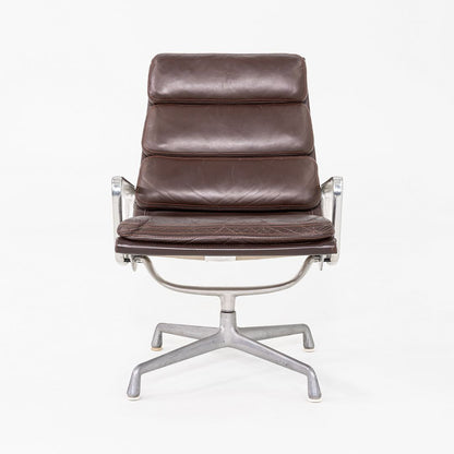 Soft Pad Lounge Chair and Ottoman, Models EA416 and EA423