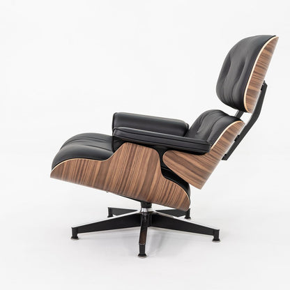 Tall Eames Lounge Chair and Ottoman, Model 670 and 671