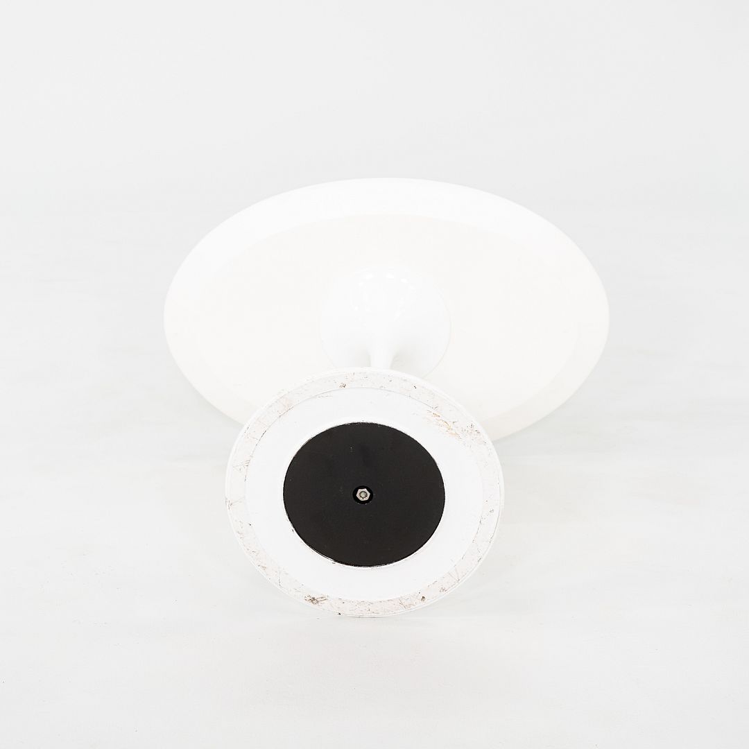 Oval Tulip Pedestal Side Table